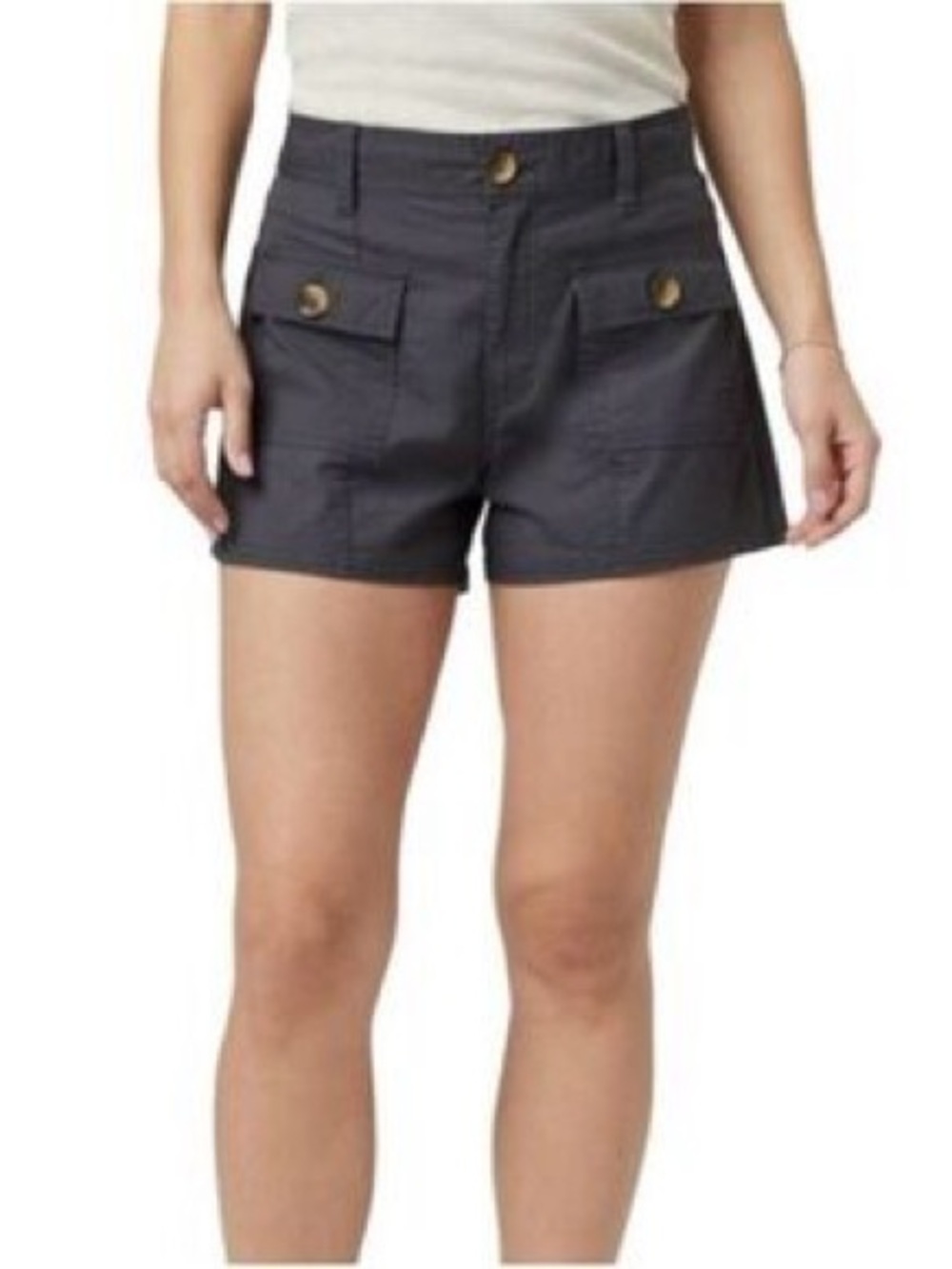Vuori Women's Dark Gray Cargo Utility Shorts Size Large